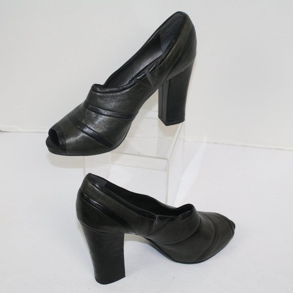 Vince Camuto Shoes - Vince Camuto Peeptoe Platform Black Gray Pump